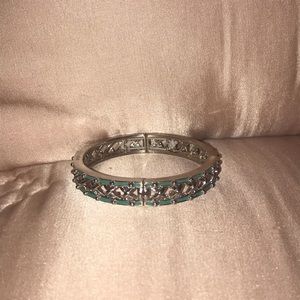 Silver and Turquoise Bracelet
